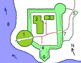 Карелия - План крепости Кексгольм